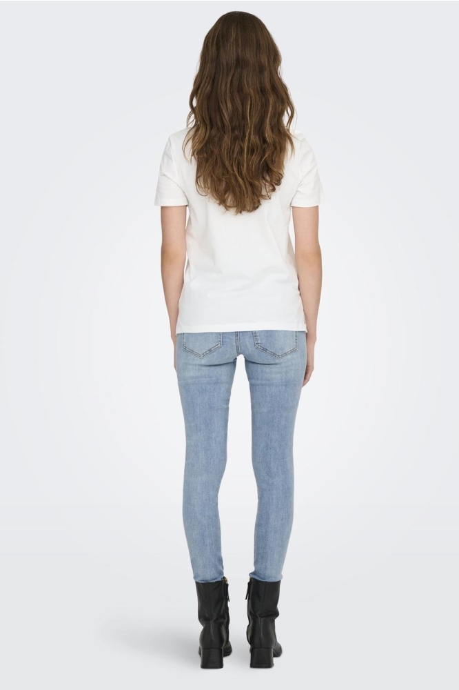 ONLLUCIA LIFE REG S/S SLIT TOP BOX 15324070 CLOUD DANCER/CHERIE